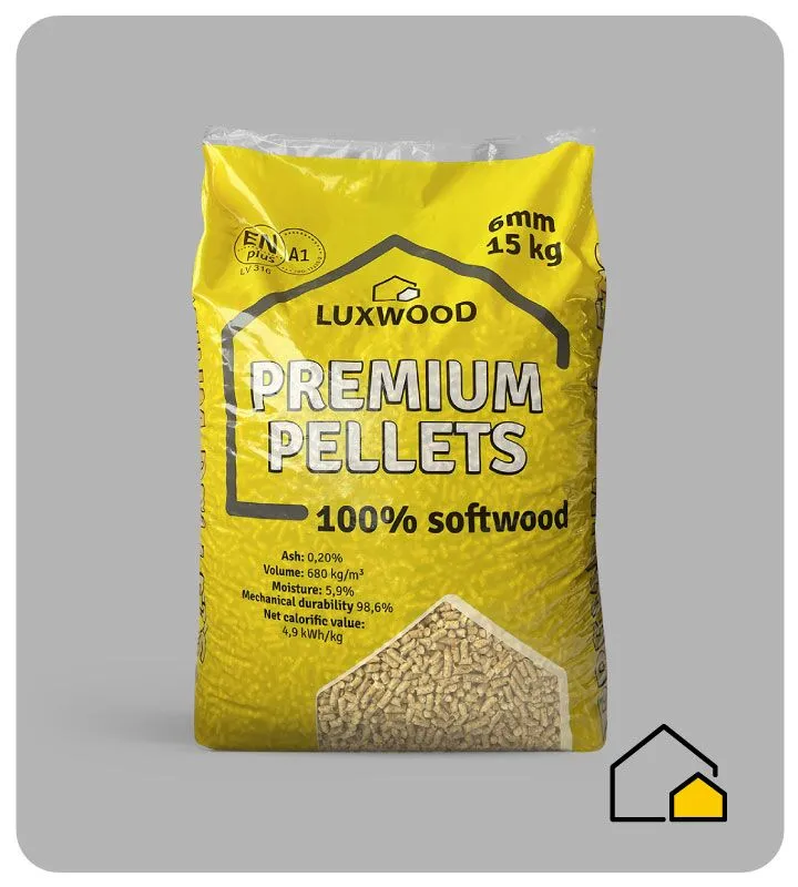 Luxwood Premium | Kokskaidu granulas 6mm